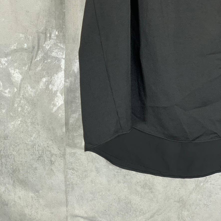 CALVIN KLEIN Women's Black Solid V-Neck Spaghetti Strap Camisole SZ L