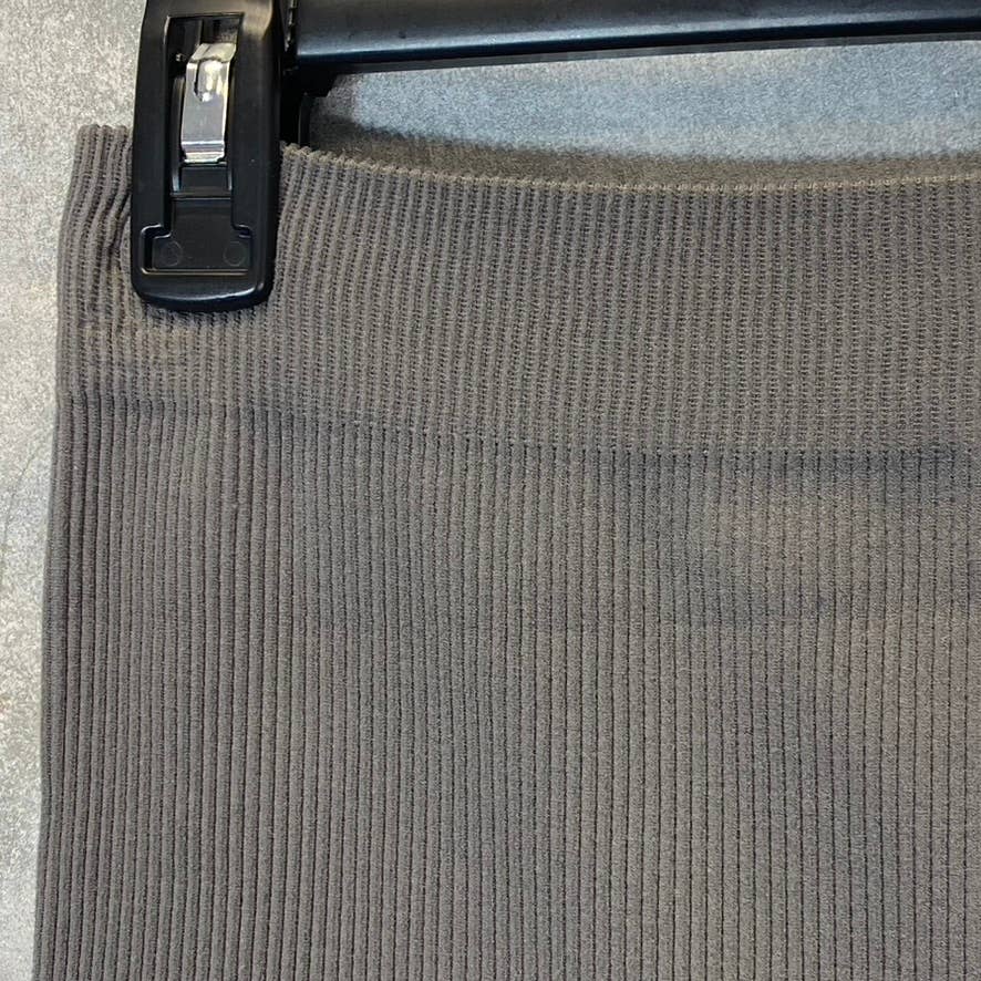 LOVE TREE Women's Gray High-Waist Ribbed Seamless Pull-On Leggings SZ S