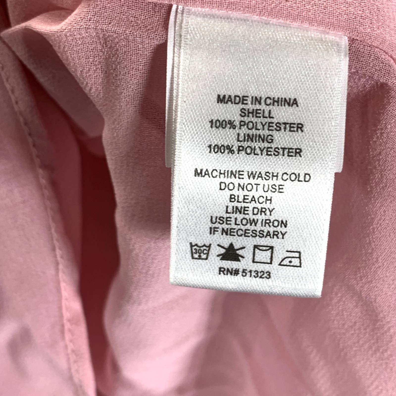 1.STATE Women's Rose Pink Ruffled Tie V-Neck Cold-Shoulder Top SZ M