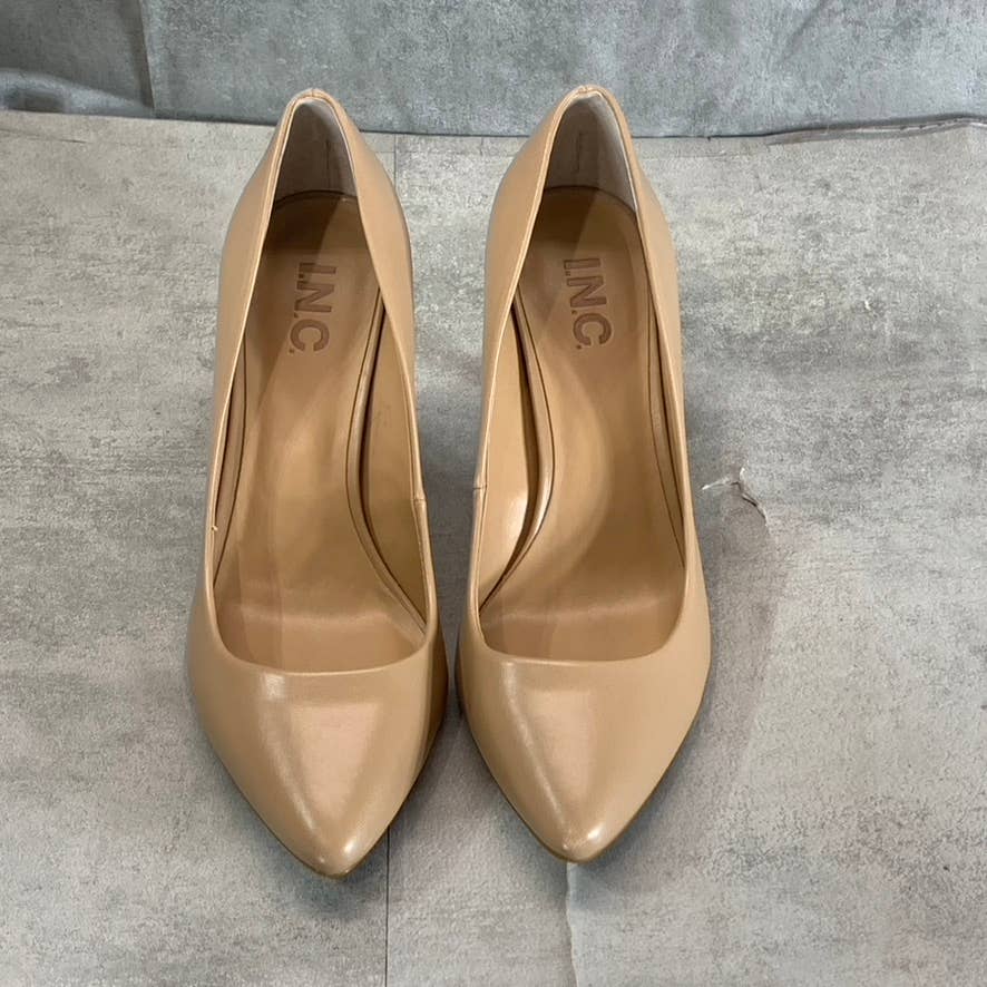 INC INTERNATIONAL CONCEPTS Women's Dark Almond Zitah Pointed-Toe Pumps SZ 8