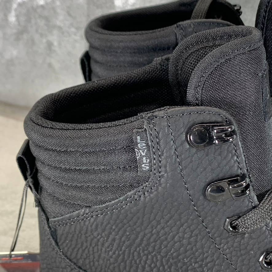 LEVI'S Women's Black Olivia High-Top Platform Lace-Up Sneakers SZ 8