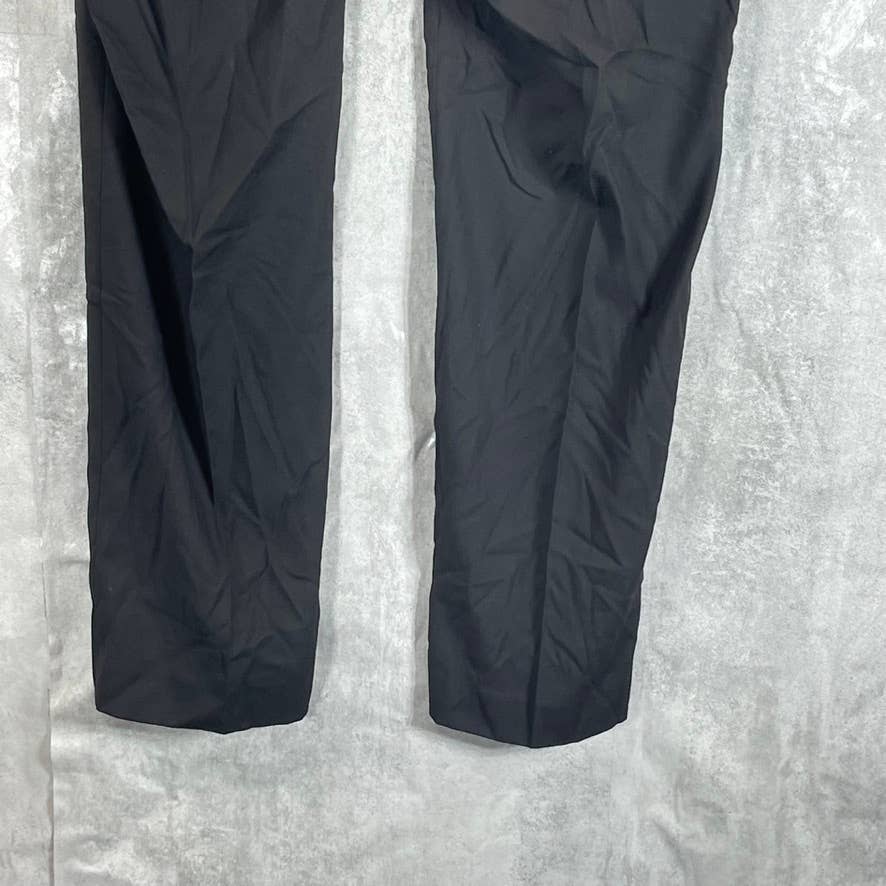 REACTION KENNETH COLE Men's Black Techni-Cole Slim-fit Dress Pants SZ 38X30