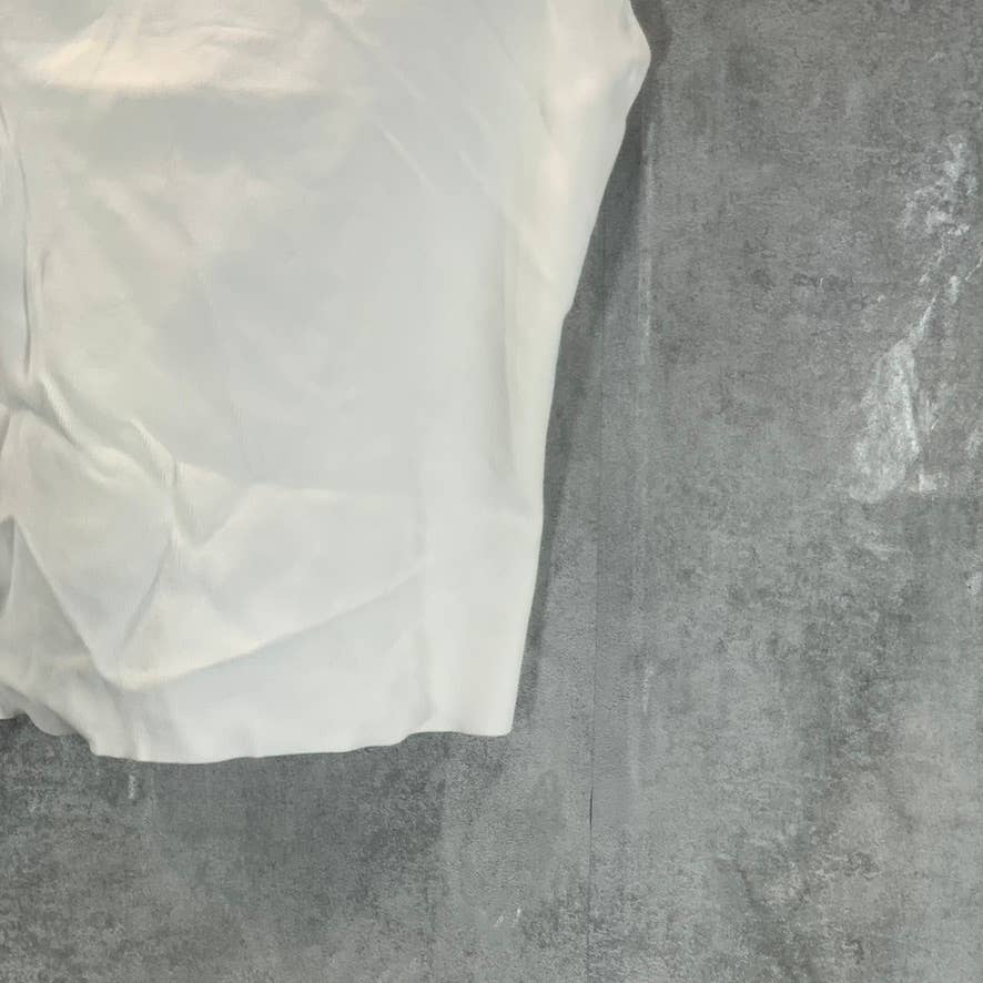 BAR III Women's Bright White Square-Neck O-Ring Sweater Tank Top SZ XL
