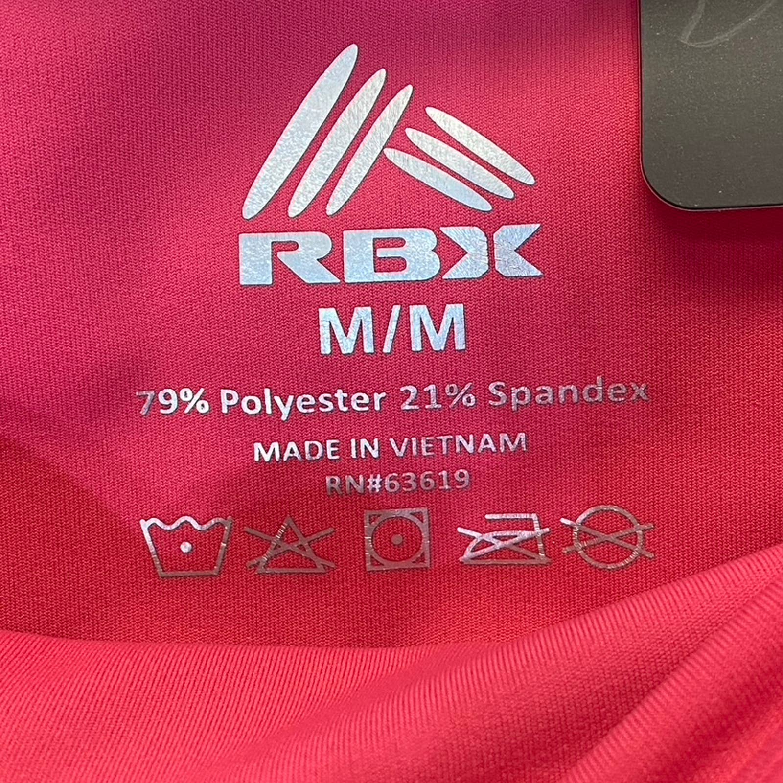 RBX Women’s Rose Pink High-Waist Flexible Active Pull-On Capri Leggings SZ M