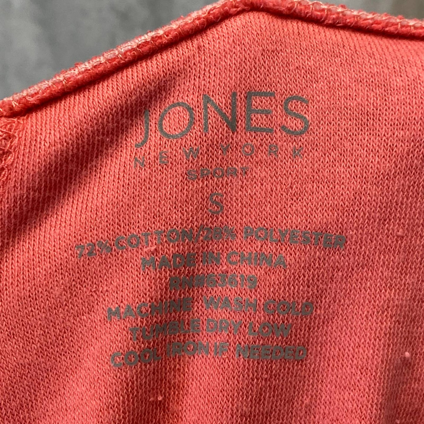 JONES NEW YORK Women's Fresh Coral Textured Drawstring Wide-Leg Pull-On Pants SZ S