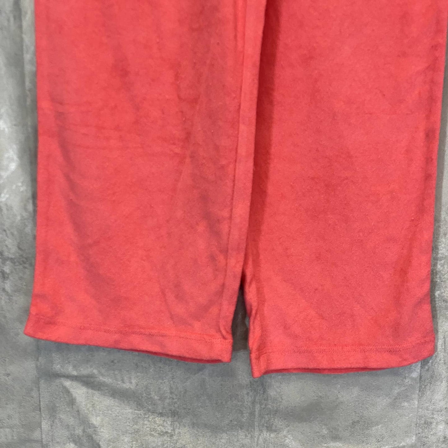 JONES NEW YORK Women's Fresh Coral Textured Drawstring Wide-Leg Pull-On Pants SZ S