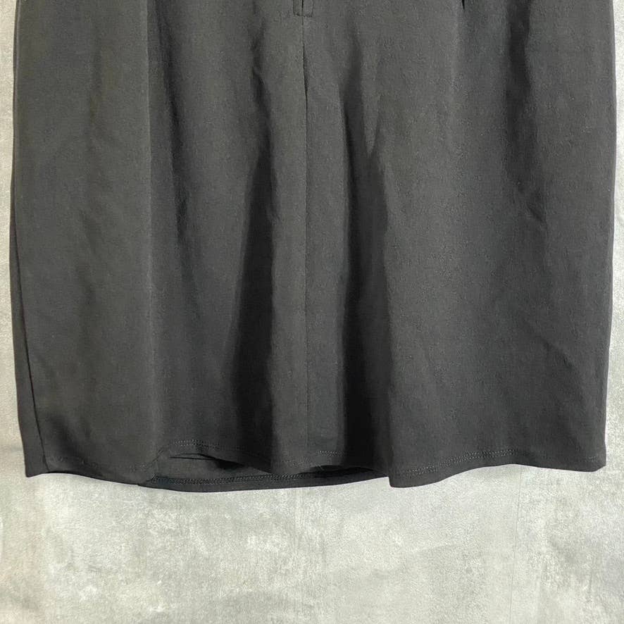 CITY STUDIO Juniors' Black Ruffle Cap-Sleeve X-Back Sheath Mini Dress SZ 17