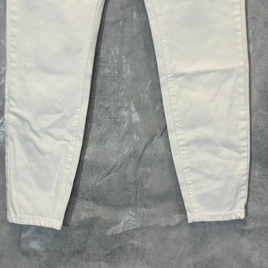ABOUND Women's White High-Rise Skinny Denim Jeans SZ 28