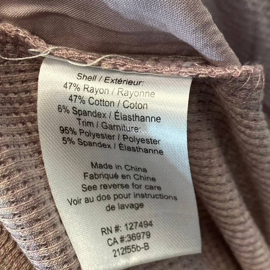 HEARTLOOM Women's Lilac Celina Mini Waffle Knit Drawstring Pull-On Shorts SZ XS