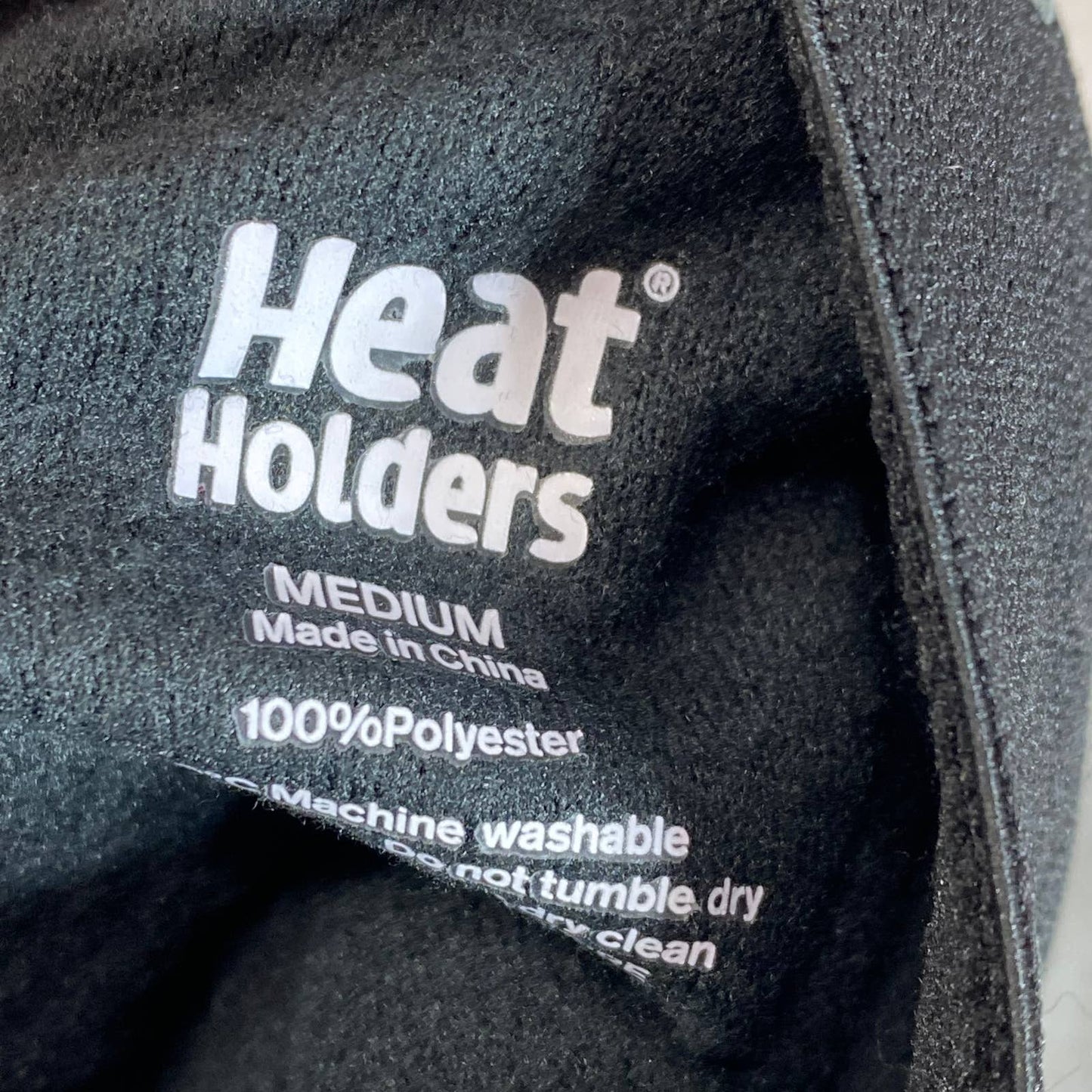 HEAT HOLDERS Men's Black Original Stretch Thermal Pants SZ M