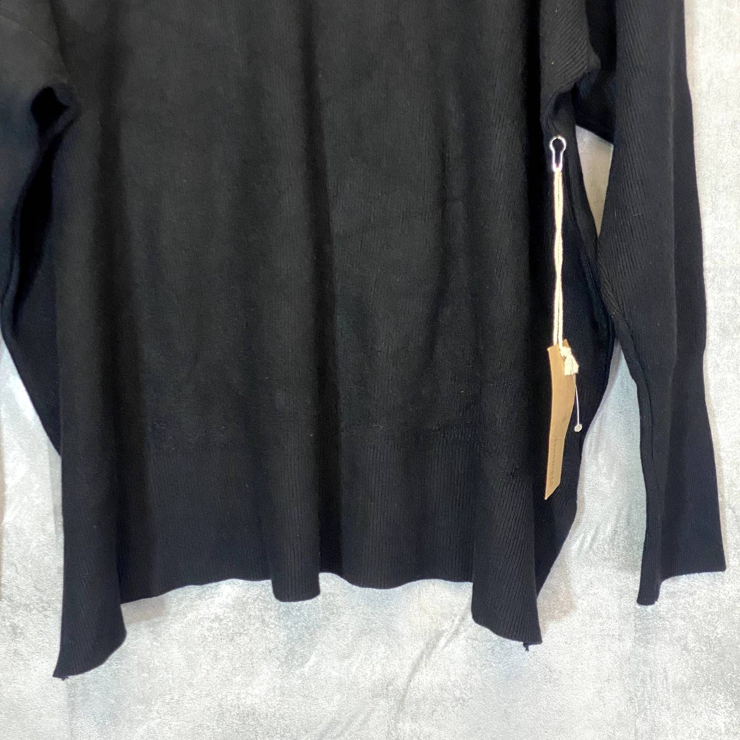 DREAMERS BY DEBUT Women's Black Oversized High Neck Pullover Sweater SZ L