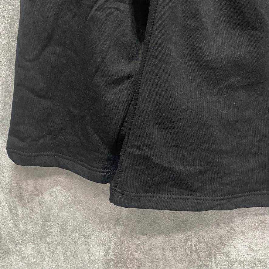 32 DEGREES Solid Black Fleece Lined Lightweight Long Sleeve Crewneck Top SZ 2XL