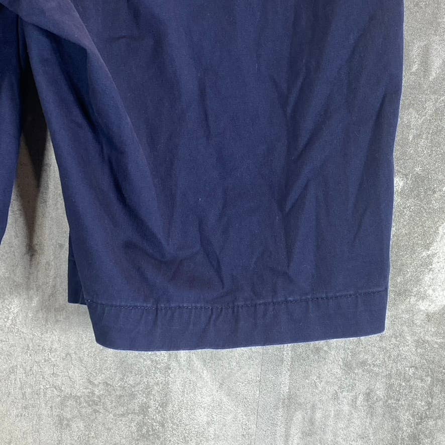 KAREN SCOTT Women's Navy Mid-Rise Bermuda Pull-On Shorts SZ 8
