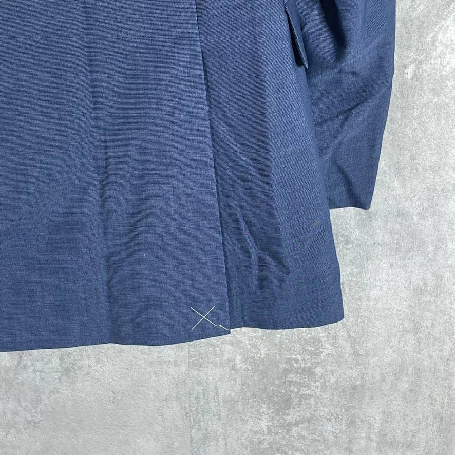 MARC NEW YORK Men's Blue Short Modern-Fit Two-Button Suit Jacket SZ 40S