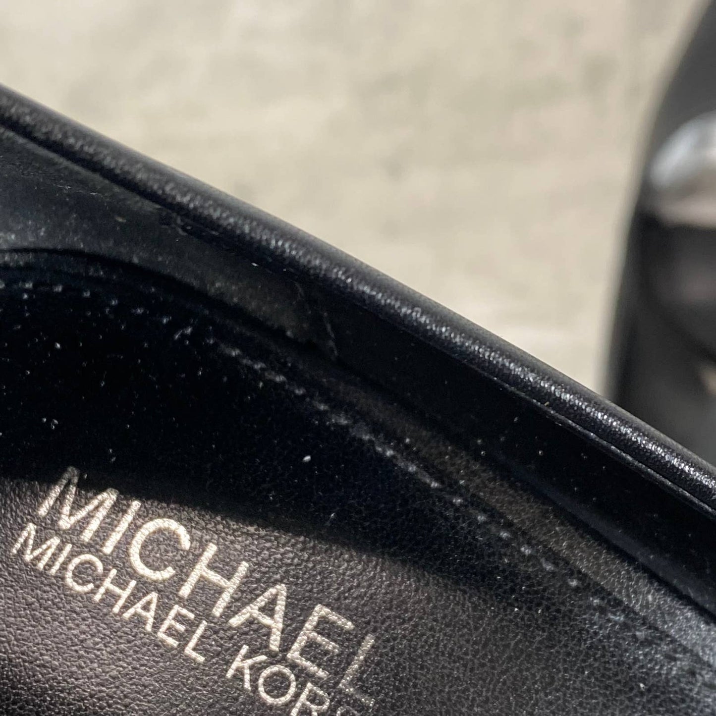 MICHAEL MICHAEL KORS Women's Black Leather Alina Flex Pointed-Toe Pumps SZ 7.5
