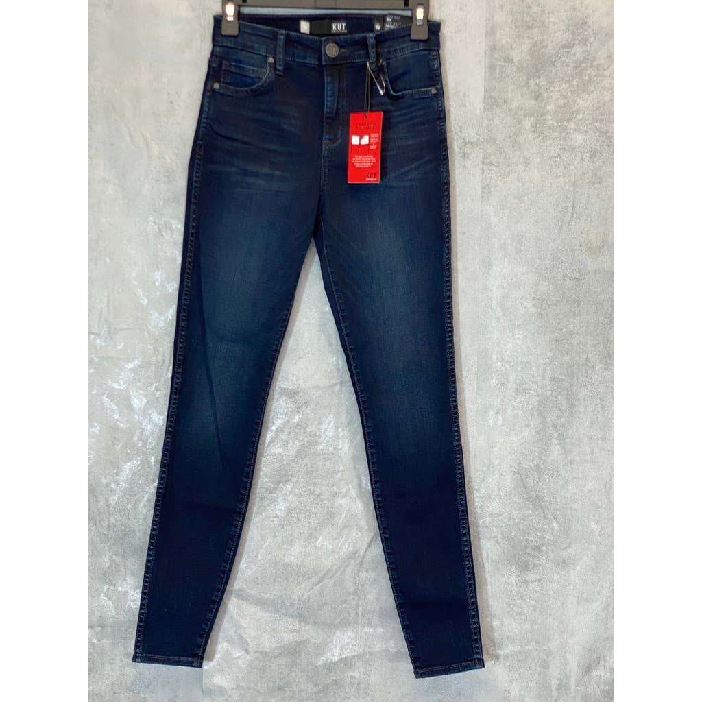 KUT From the Kloth Women's Legacy Wash Mia Fab Ab High-Rise Toothpick Skinny Jeans SZ 00