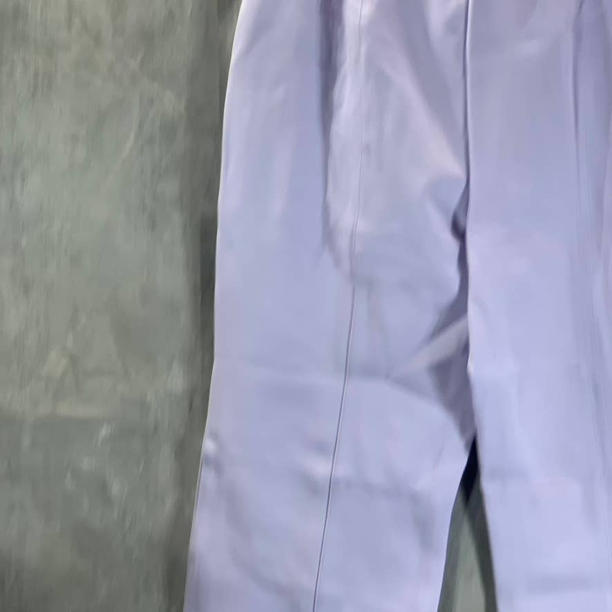 ALFANI Women's Lightest Lilac Modern Lounge High-Rise Seamed Wide-Leg Pants SZ 8
