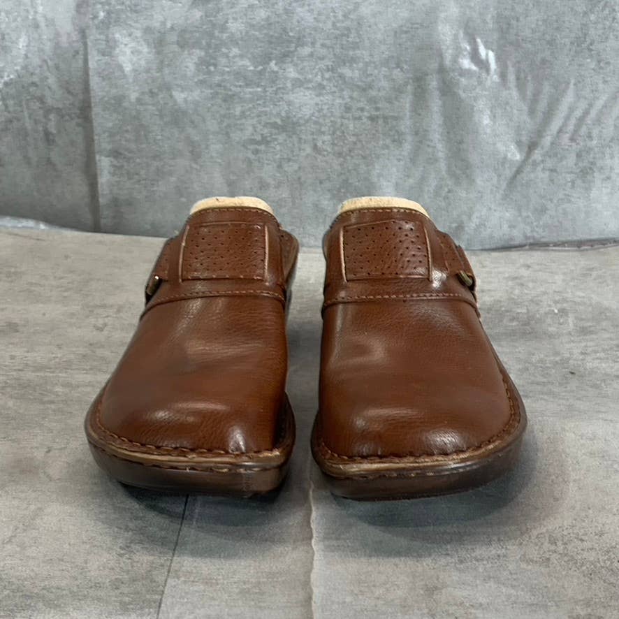 B.O.C Women's Brown Polly Comfort Platform Round-Toe Slip-On Clogs SZ 7