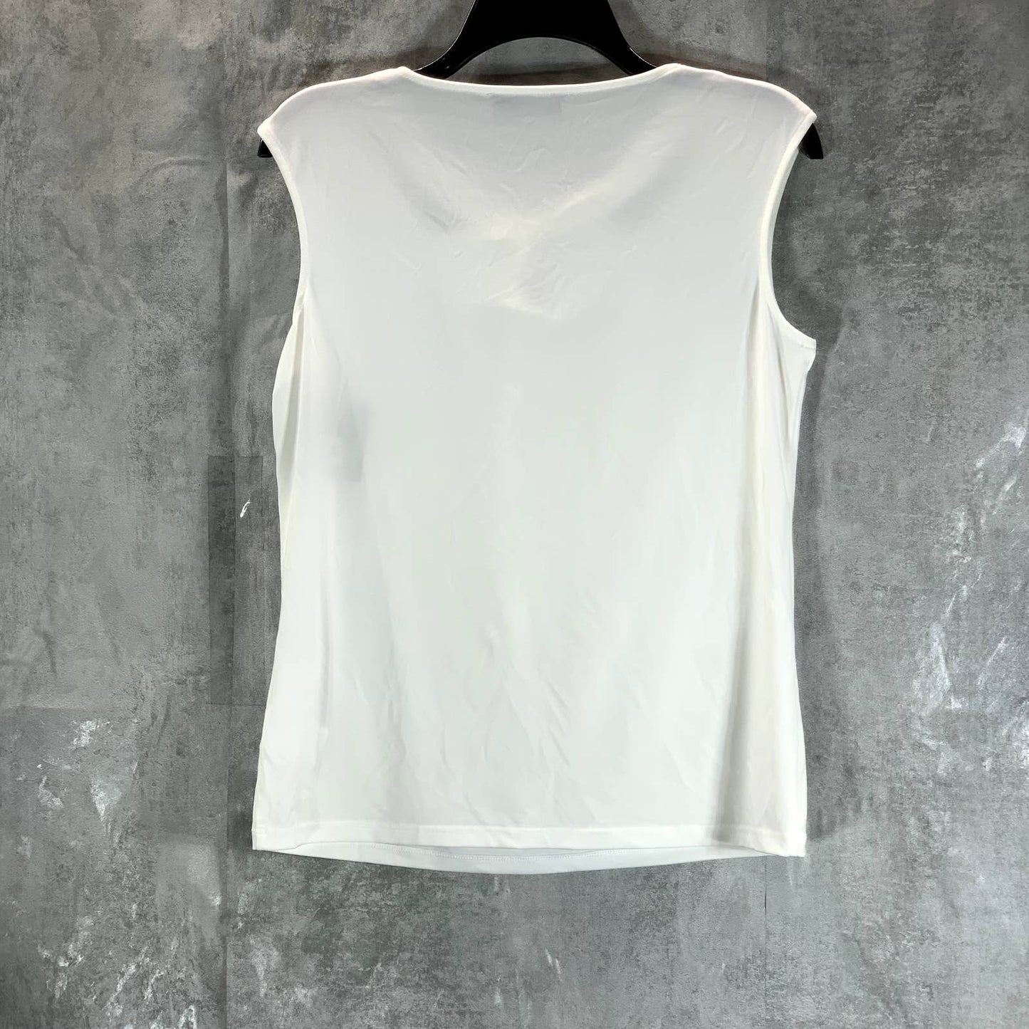 KASPER Women's Vanilla Ice Crossover Cutout Cap Short Sleeve Top SZ S