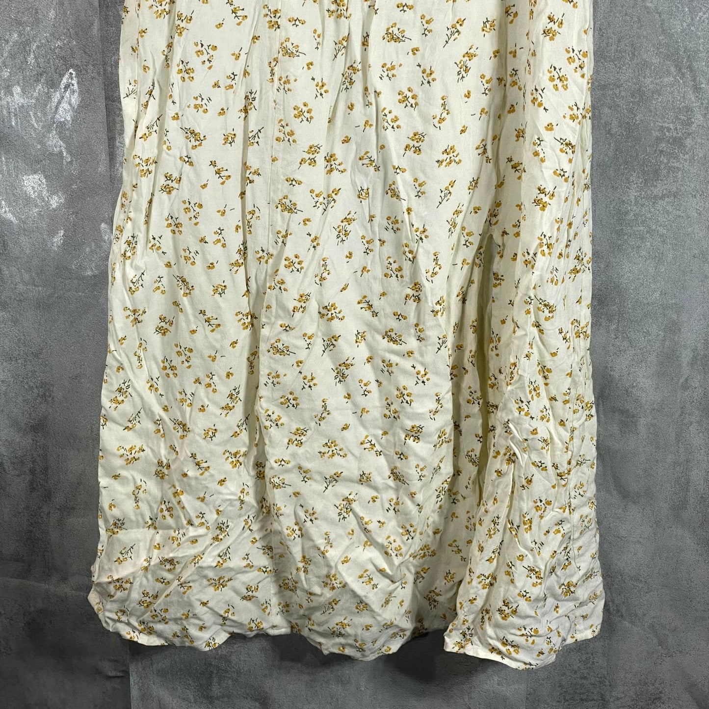 BARDOT Women's Ditsy Floral-Print Elbow-Sleeves Side-Slit Midi Dress SZ 6