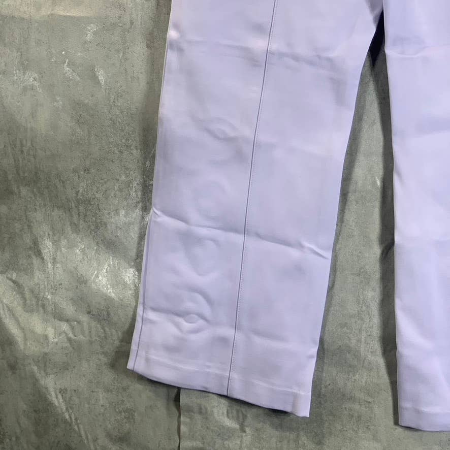 ALFANI Women's Lightest Lilac Modern Lounge High-Rise Seamed Wide-Leg Pants SZ 8