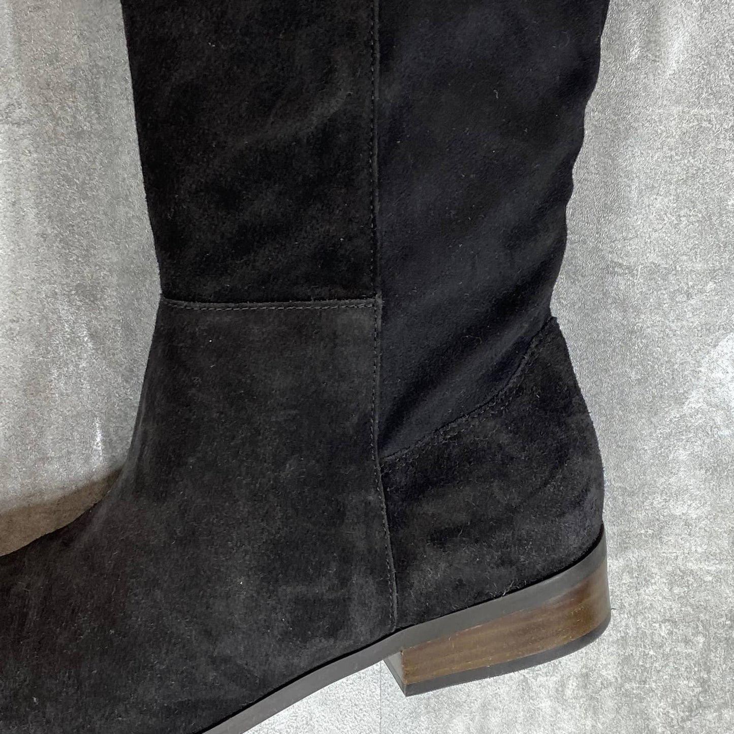 LUCKY BRAND Women's Black Calypso Wide-Calf Over-The-Knee Boots SZ 9.5