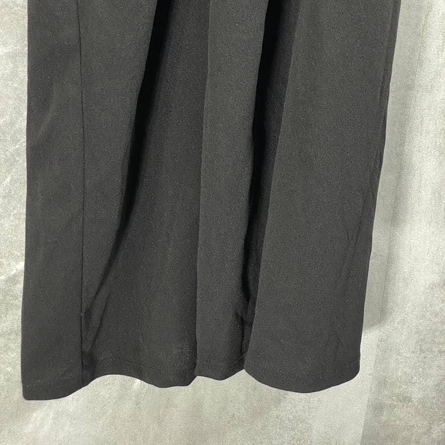 CITY STUDIO Juniors' Black One-Shoulder Cutout Side-Slit Maxi Dress SZ 9