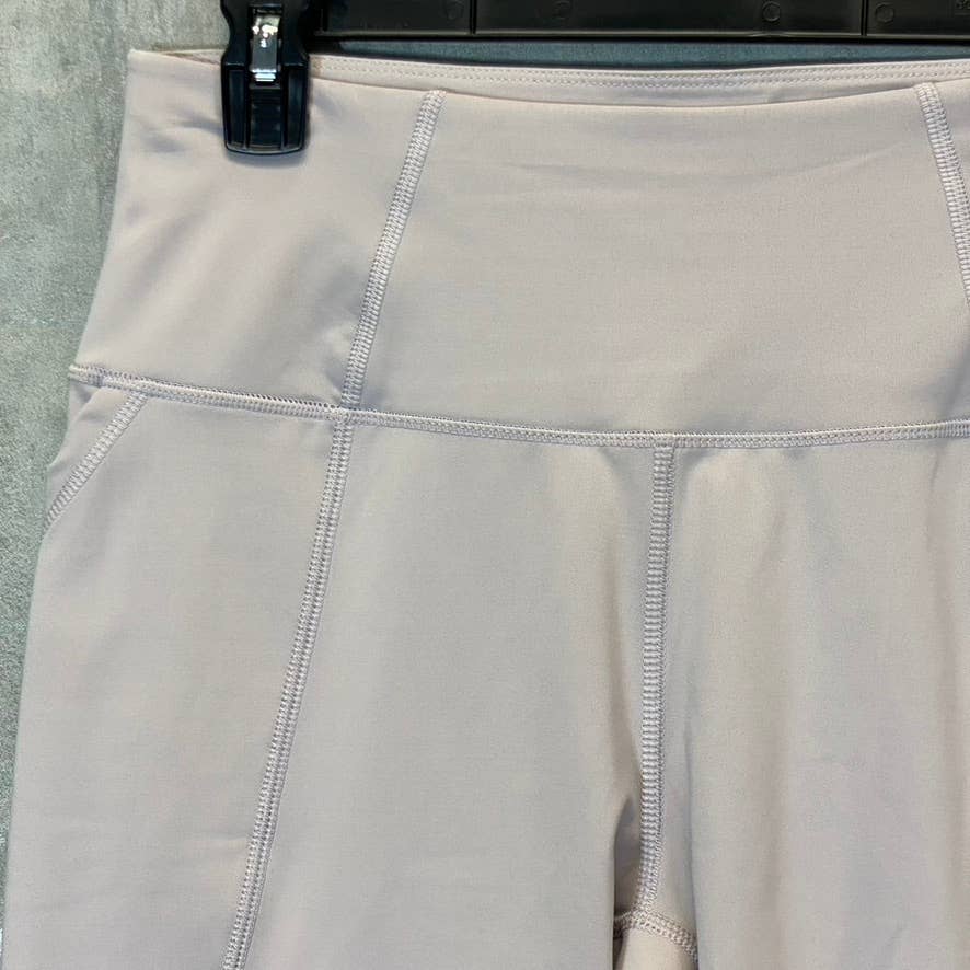 LAYER 8 Women's Putty High-Waist Pull-On Stretch Capri Leggings SZ L