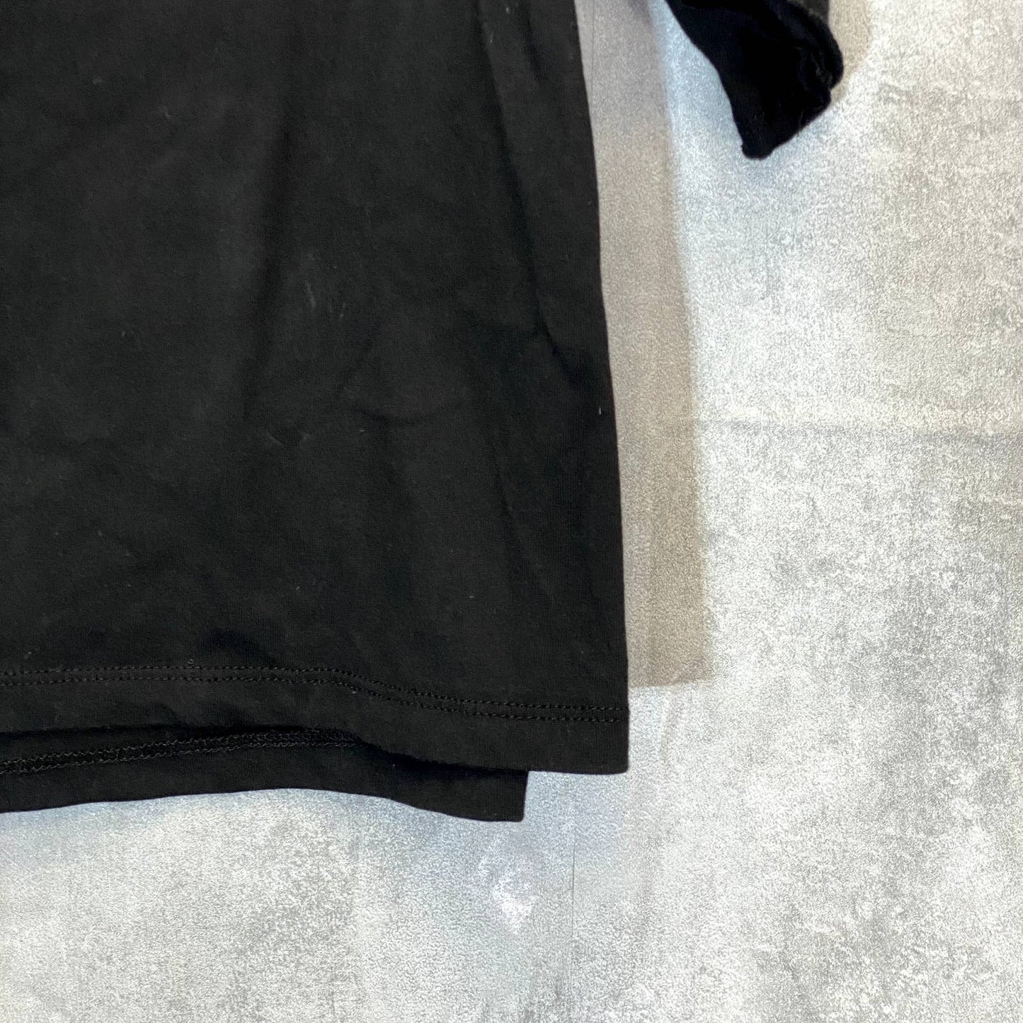 BP. Women's Black Justin Changes Bieber Graphic Crewneck Crop Short Sleeve Tee SZ L