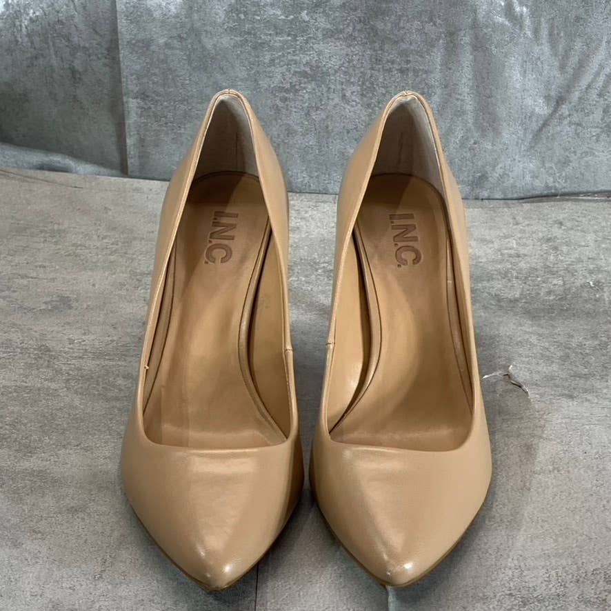 INC INTERNATIONAL CONCEPTS Women's Dark Almond Zitah Pointed-Toe Pumps SZ 8