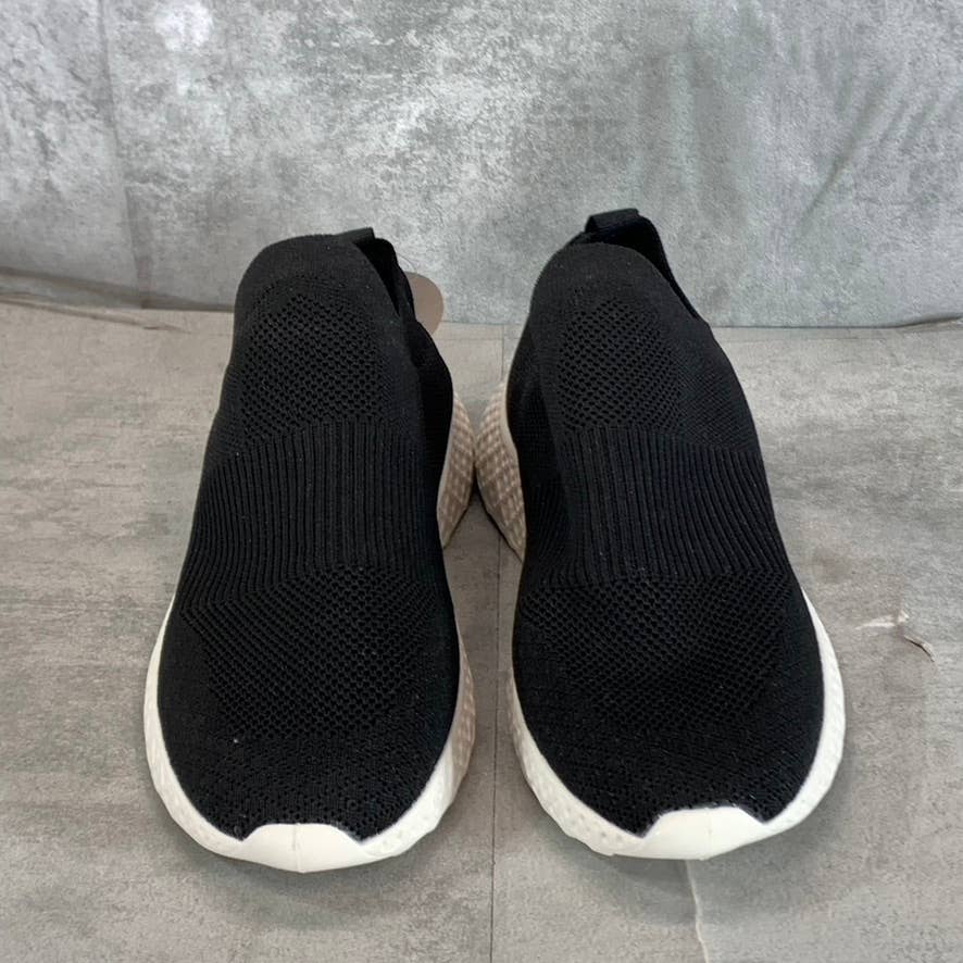 BLONDO Women's Black Knit Sarah Waterproof Slip-On Wedge Sneakers SZ 8