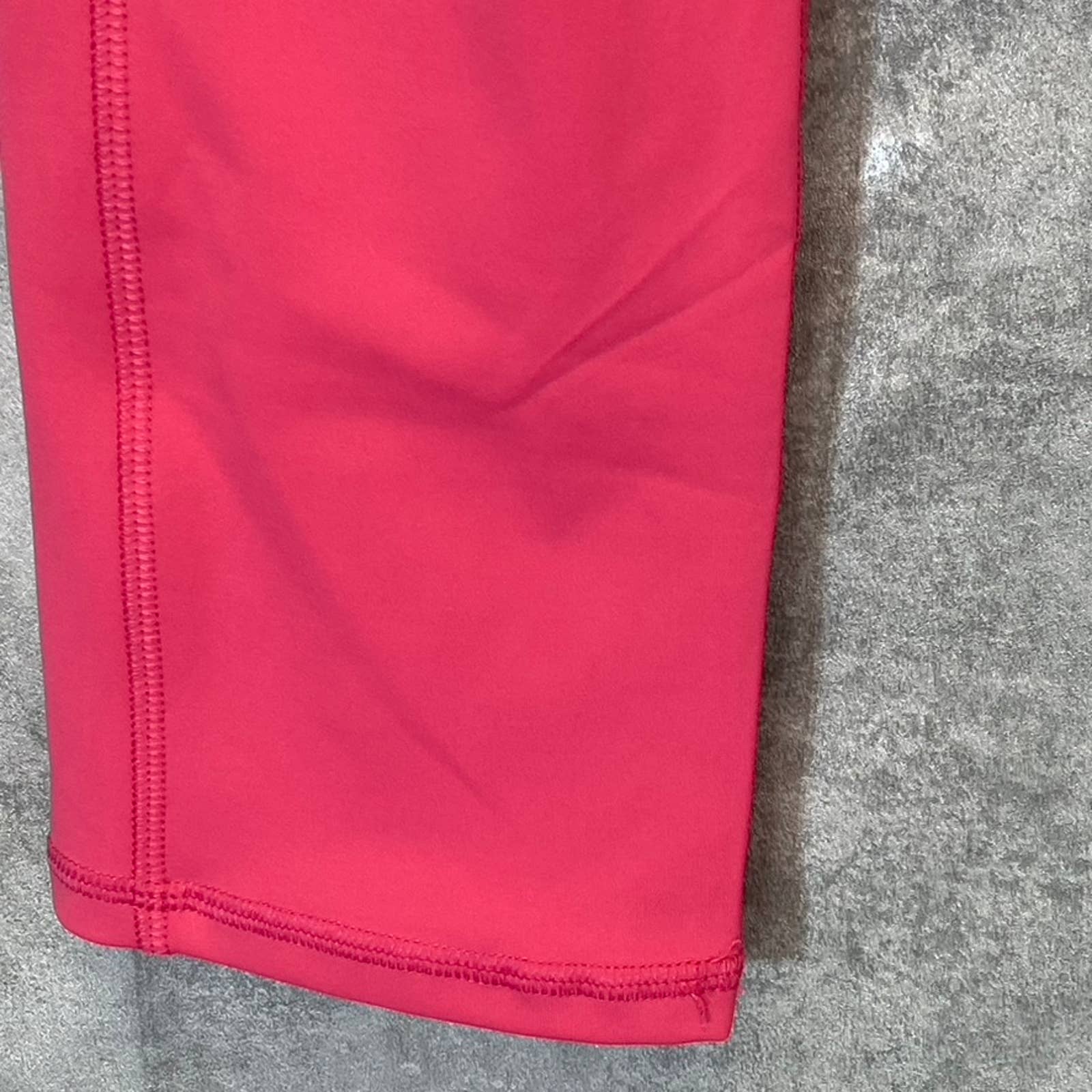 RBX Women’s Rose Pink High-Waist Flexible Active Pull-On Capri Leggings SZ M