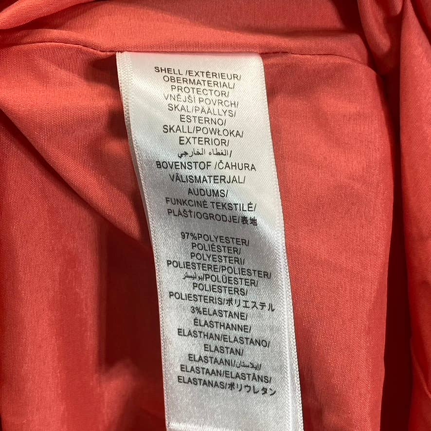 AIDAN By AIDAN MATTOX Women's Sunkist Coral Cross Front Halter Midi Dress SZ 8