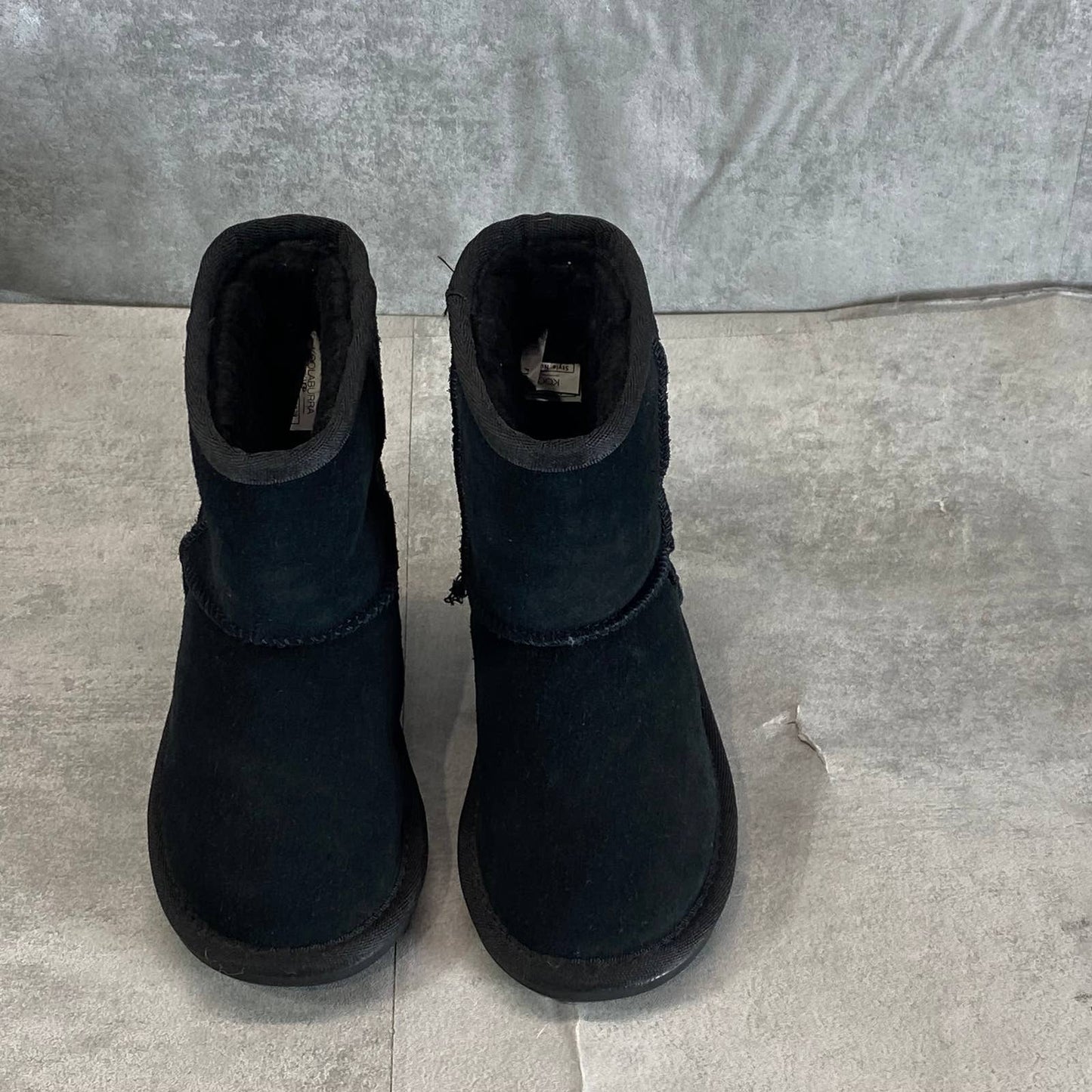 KOOLABURRA By UGG Toddler's Black Suede Koola Pull-On Short Boots SZ 7