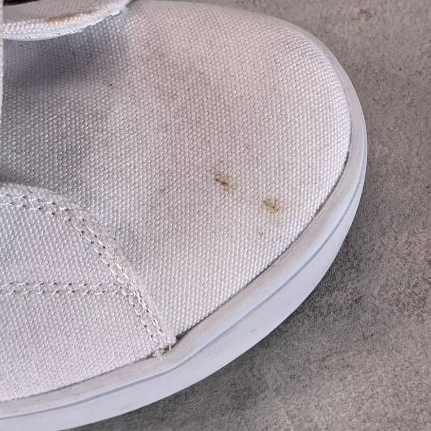 GOATS Kids White Canvas The 305 2-Strap Slip-On Platform Sneakers SZ 4