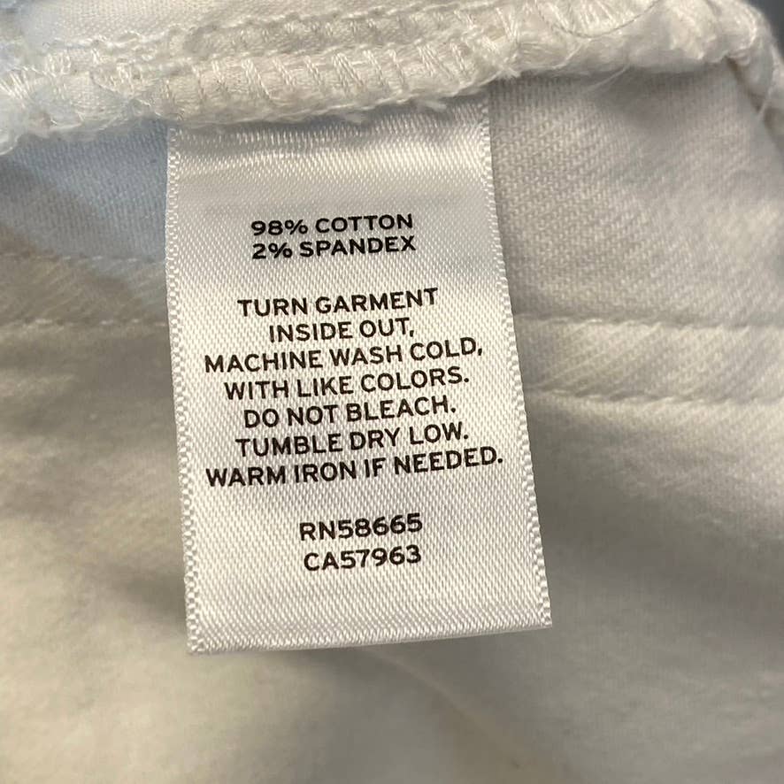 ABOUND Women's White High-Rise Skinny Denim Jeans SZ 28