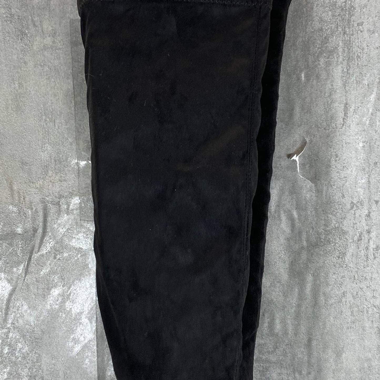 BAR III Women's Black Gabrie Round-Toe Block-Heel Pull-On Over-The-Knee Boot SZ5