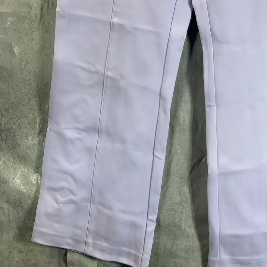 ALFANI Women's Lightest Lilac Modern Lounge High-Rise Seamed Wide-Leg Pants SZ 8