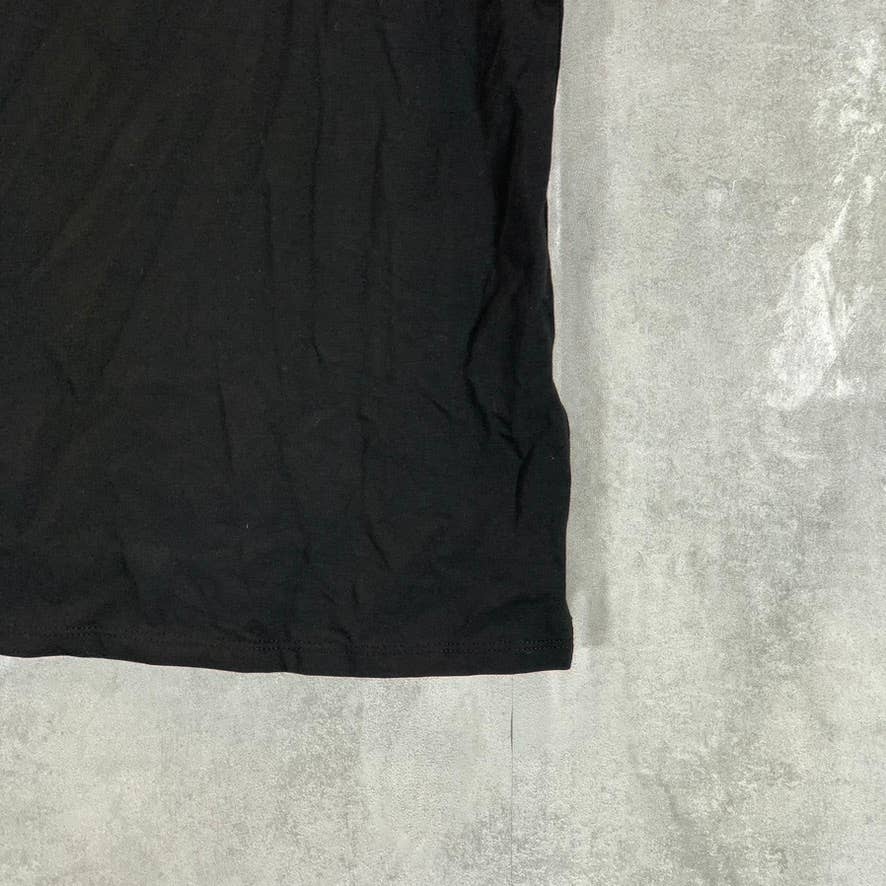 CALVIN KLEIN Women's Embossed Logo Crewneck Short-Sleeve T-Shirt SZ XS