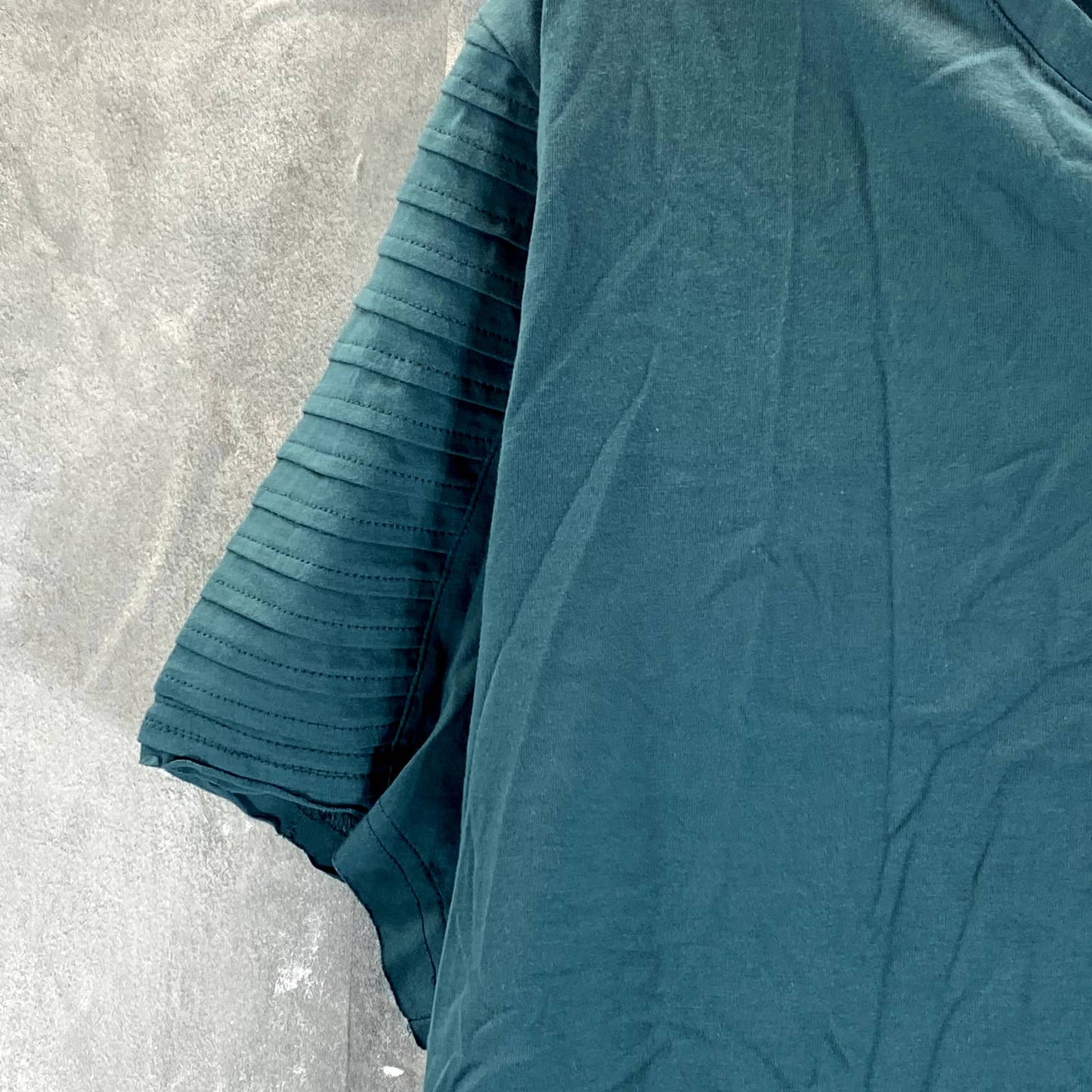 INC INTERNATIONAL CONCEPTS Men's Split-Neck Textured Zipper-Pocket T-Shirt SZ L