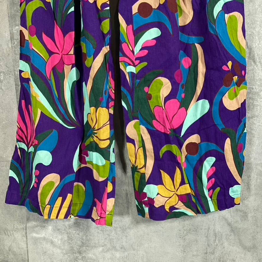 INC INTERNATIONAL CONCEPTS Women's Multi Printed High-Rise Wide-Leg Pants SZ 2