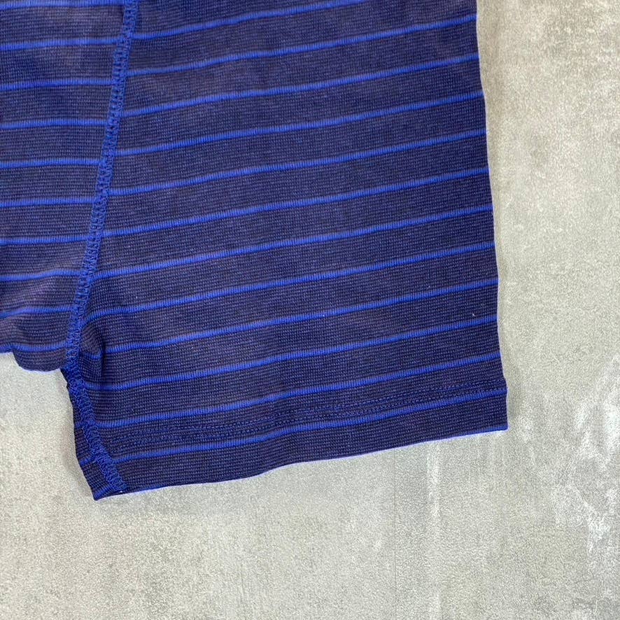 ALFANI Alfatech Men's Blue 4-Pack Elasticized Logo Waistband Boxer Briefs SZ L