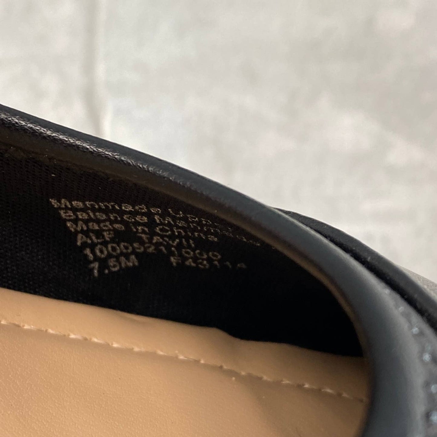 ALFANI Step 'N Flex Women's Black Smooth Tavii Round-Toe Slip-On Flats SZ 7.5