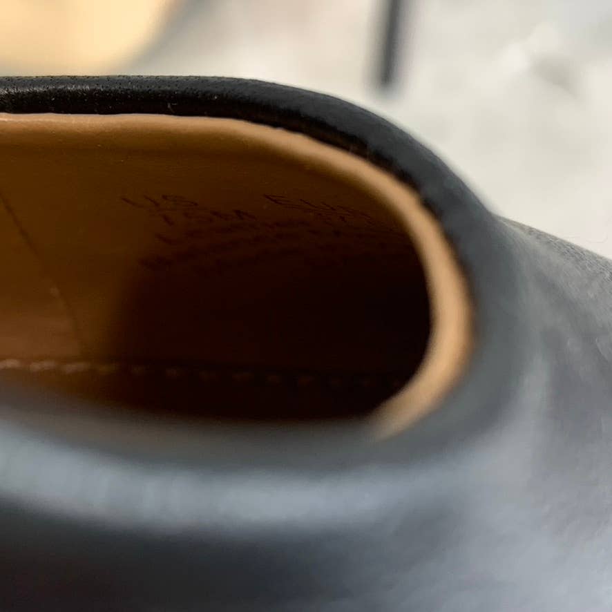 SAM EDELMAN Women's Black Leather Danna Pointed-Toe Stiletto Pumps SZ 7.5