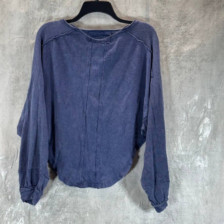 WE THE FREE Women's Quarry Melodi Henley Long-Sleeve Top SZ M