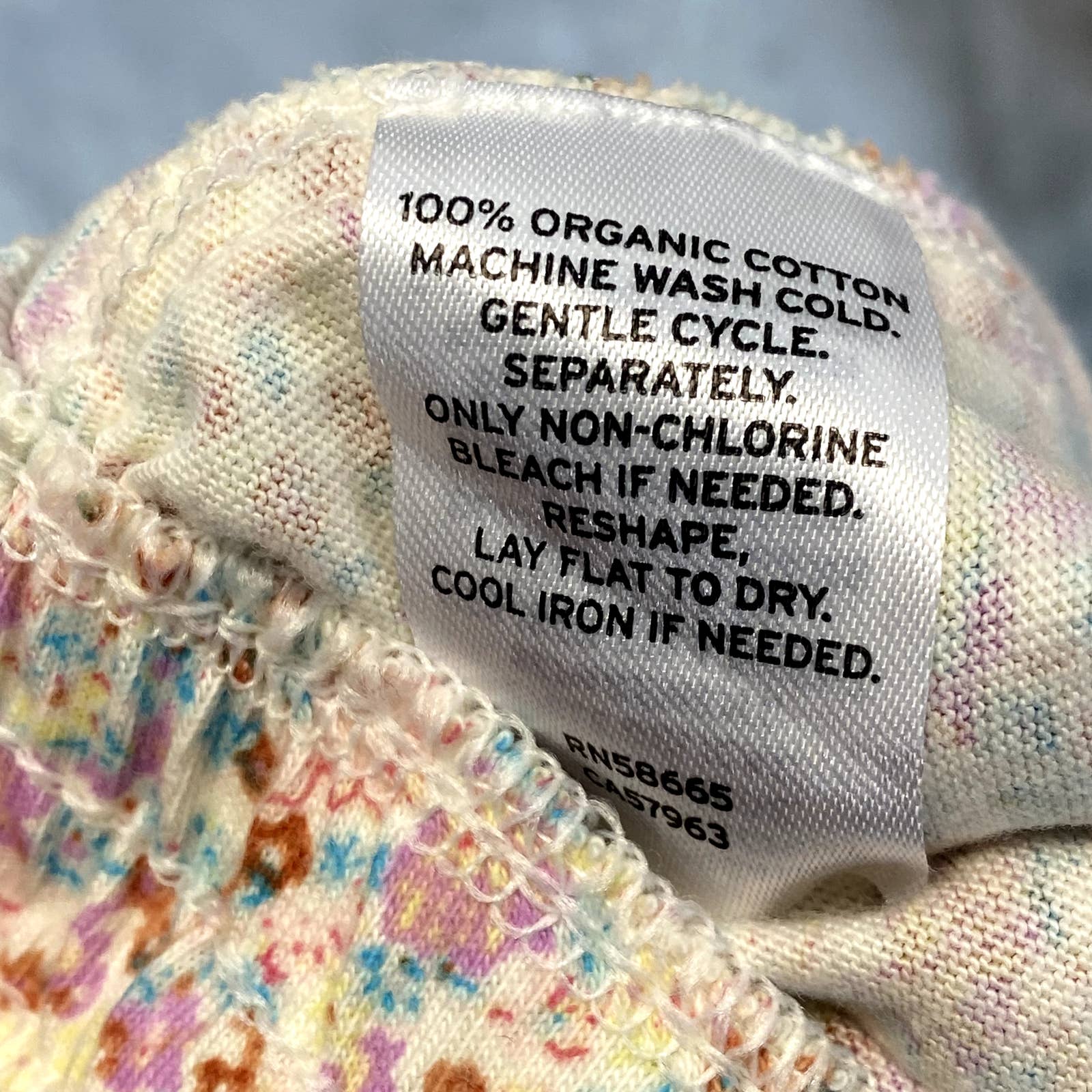 ABOUND Pink-Ivory Maeisy Ditsy Dolphin Hem Elastic Waist Pull-On Shorts SZ XXS