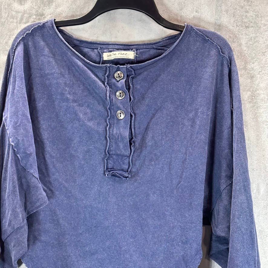 WE THE FREE Women's Quarry Melodi Henley Long-Sleeve Top SZ M