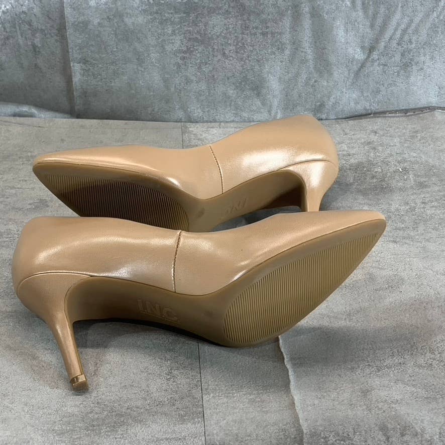 INC INTERNATIONAL CONCEPTS Women's Dark Almond Zitah Pointed-Toe Pumps SZ 8