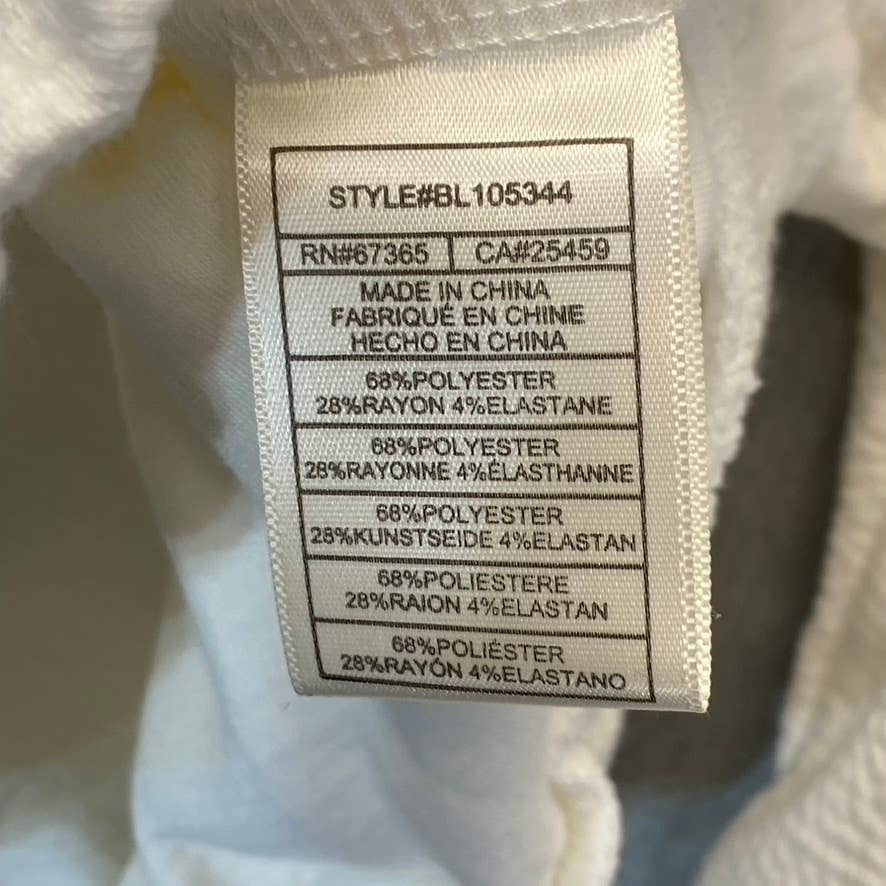 BB DAKOTA By Steve Madden Women's Ivory Just Zip It Textured Knit Pullover Sweatshirt SZ L