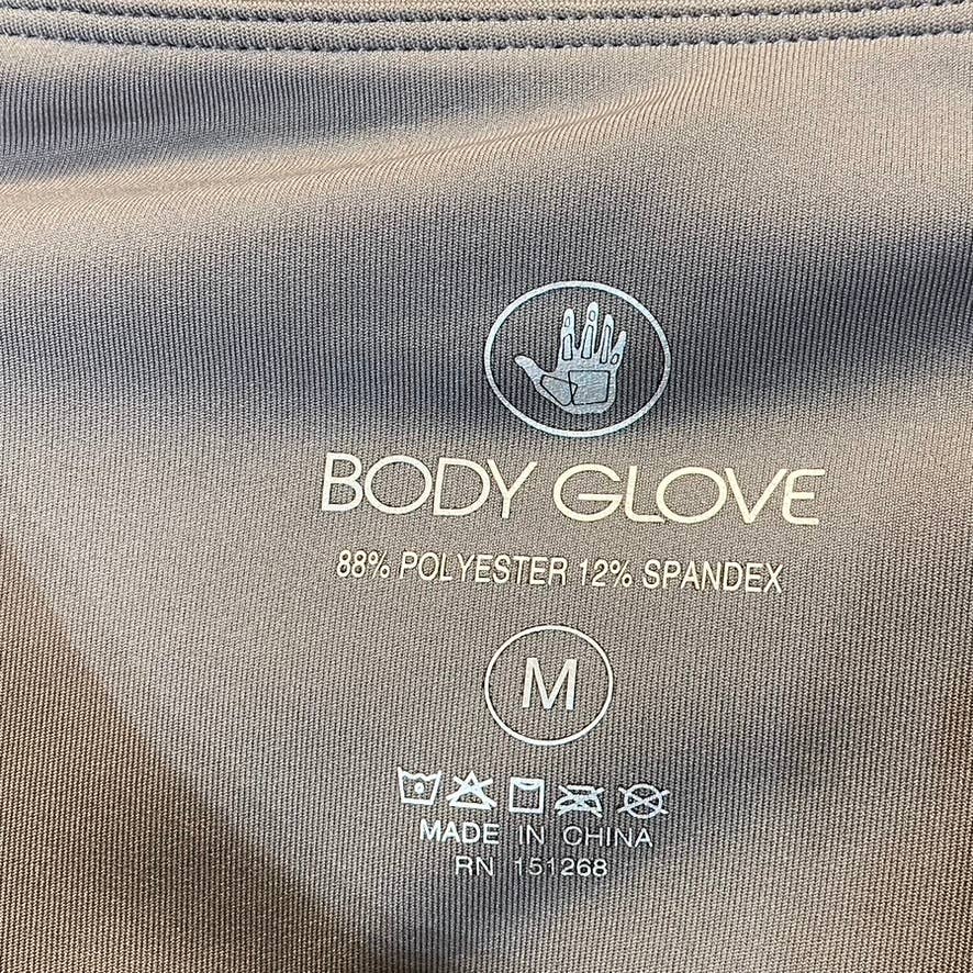 BODY GLOVE Women's Grey Media Pocket Pull-On Athletic 7/8 Leggings SZ M